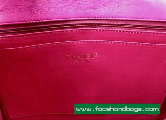 Chanel 2.55 Rose Handbag 50136 Gold Hardware-Rose Red